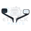2018-New Freightliner Cascadia Passenger Side (RH) Hood Mirror Assembly (Black) | A22-73566-001 | A22-75354-001