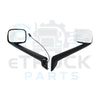 2018-New Freightliner Cascadia Driver Side (LH) Hood Mirror Assembly (Chrome Cover) | A22-75354-000 | A22-73902-000 | A22-73566-000