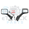 2022โ2026 International MV607 Driver Side (LH) Hood Mirror Chrome Heated | 3790346C92