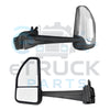 2022–2025 Peterbilt 579 Driver Side (LH) Door Mirror Assembly with Chrome Cover