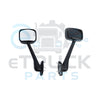 2008-2017 Freightliner Cascadia Driver Side (LH) Hood Mirror Assembly (Black) | A22-66565-000 | A2266565000