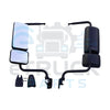 2008+ Hino 268/338 Driver (LH) Manual Mirror Black 87094E0033