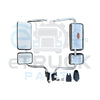 2008+ Hino 268/338/L/XL Driver Side (LH) Power Signal Mirror Chrome LH 87094E0873
